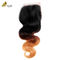 Fabrikpreis Ombre Farbe 1b/4/27 Brasilianische Jungfrau Haar Körper Wellenbündel mit Verschluss