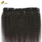 Yaki Kinky Malaysian Weave Haare nahtlosen Clip in Erweiterungen 7 Stück