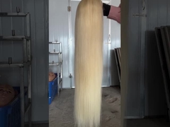 613# Blonde Farbe Brasilianische menschliche Haare Spitze Frontale Perücke