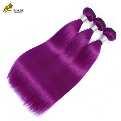 Purple Human Hair Straight Bundle Virgin Human Hair Weft Erweiterungen