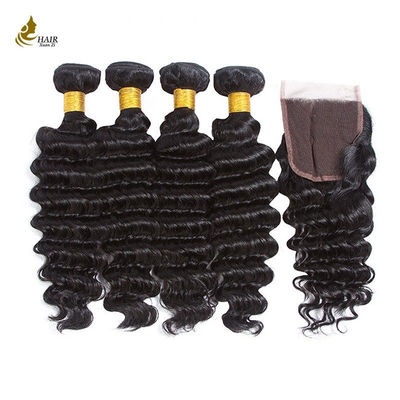Haarausrichtung mit tiefer Welle Haarbündel Locker Welle menschliche Haarbündel für natürliches und glänzendes Haar