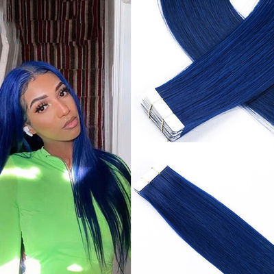 Qualität  Tangle Free Invisi Tape In Hair Extensions Colored Soft Silky usine