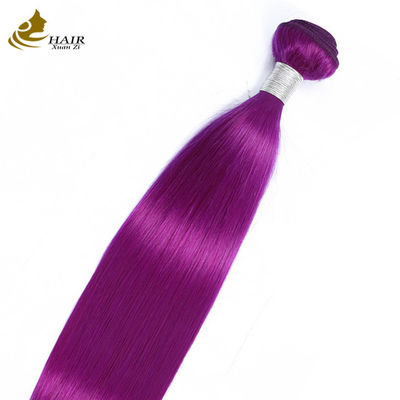 Purple Human Hair Straight Bundle Virgin Human Hair Weft Erweiterungen