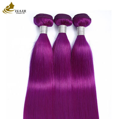 Purple Human Hair Straight Bundle Virgin Human Hair Weft Erweiterungen