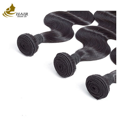 Haare Geflecht menschliche Jungfrau Remy Haare Bundle Gerade Doppel gezogen Naturschwarz