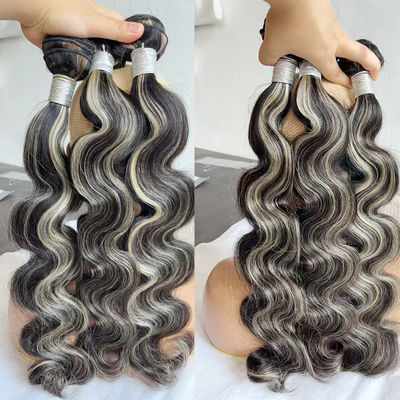 Unverarbeitetes brasilianisches Straight Großhandel Ombre menschliche Haarverlängerungen Weave Bundles