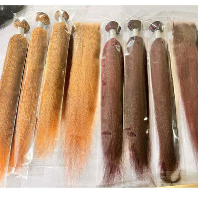 Großhandel Ombre menschliche Haarverlängerungen brasilianische Kinky Straight Yaki Haare Weave Bundles