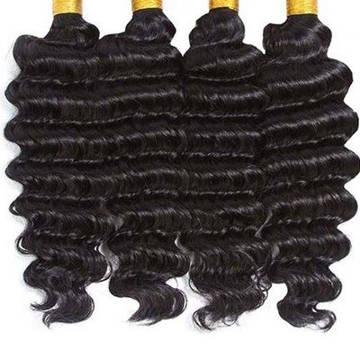 Haarausrichtung mit tiefer Welle Haarbündel Locker Welle menschliche Haarbündel für natürliches und glänzendes Haar