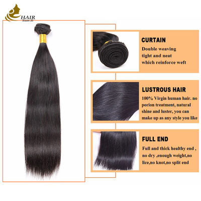Billiges brasilianisches Fellhaarausschnitt Roh 100% Jungfräulein Gerade menschliches Haar Bundle