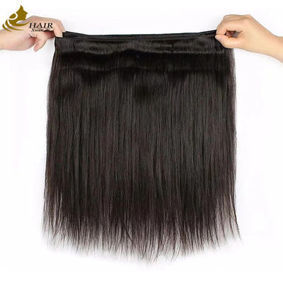 Haare Geflecht menschliche Jungfrau Remy Haare Bundle Gerade Doppel gezogen Naturschwarz