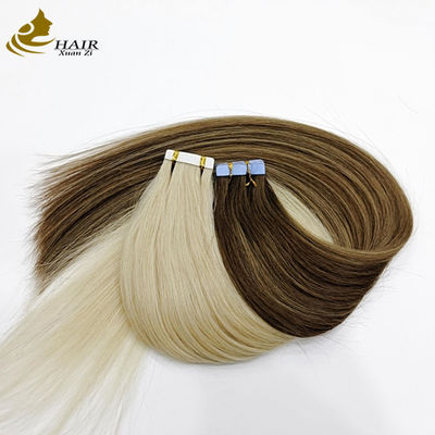 60 Human Hair PU Tape Haarverlängerung mit verworrenem Design