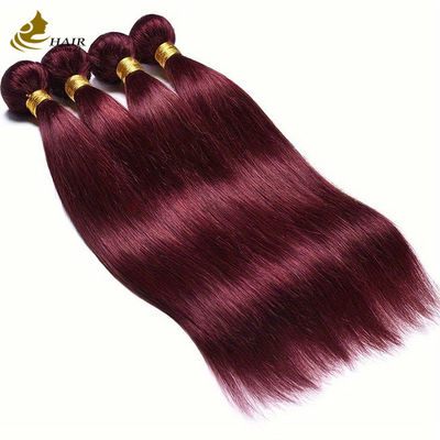 Erweiterungen 99J Winered Burguney Farbe Menschenhaar Bündel