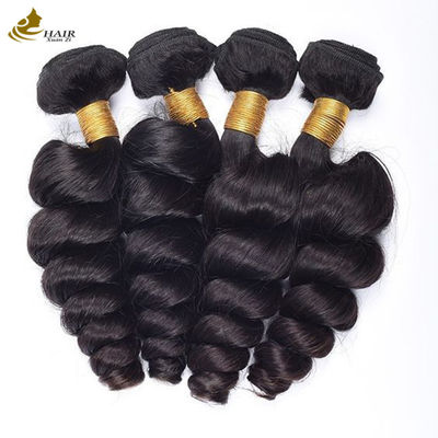 Haare Grade 10A Jungfräuliches menschliches Haar Gewebe Loose Wave Style kann gefärbt werden