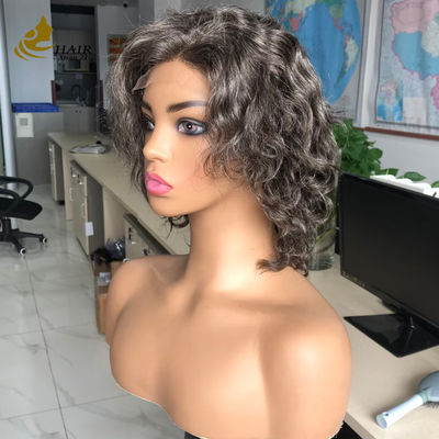 Gepasst Gery 5*5 HD Body Wave Kleberlos Silk Top Full Lace Perücke
