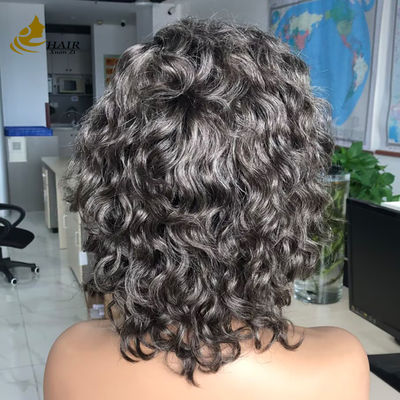 Gepasst Gery 5*5 HD Body Wave Kleberlos Silk Top Full Lace Perücke