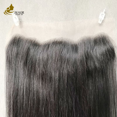 Naturschwarz Gerades Haar 13x4 HD Lace Echthaar Lace-Verschluss