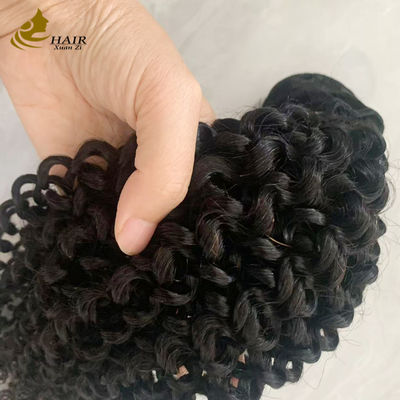Brasilianische rohe vietnamesische glatte Locken, große Menge, jungfräuliches Echthaar-Bundles