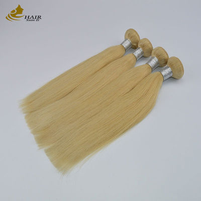 10A Ombre Haarverlängerungen 16 Zoll 100% Remy 613 Blondine