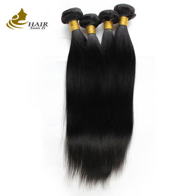 Stoff natürliche schwarze gerade menschliche Haare Weft-Erweiterung brasilianische Remy Haare Bundle