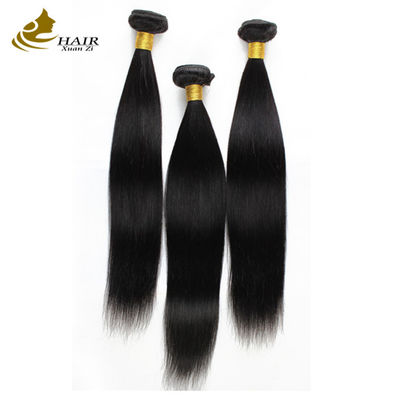 Stoff natürliche schwarze gerade menschliche Haare Weft-Erweiterung brasilianische Remy Haare Bundle