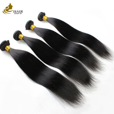 Stoff natürliche schwarze gerade menschliche Haare Weft-Erweiterung brasilianische Remy Haare Bundle