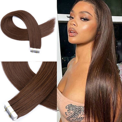 Platinblond 20 Zoll Bandverlängerungen Jungfräuliches menschliches Haar