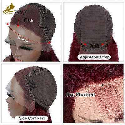 130% Dichte Persönliche Perücken für menschliche Haare Natürliches Schwarz 28 Zoll Bleichfarbe