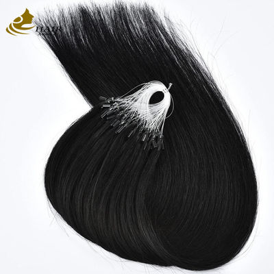 Straight Pre Bonded Nano Human Hair Extensions Mikroringe Erweiterungen OEM