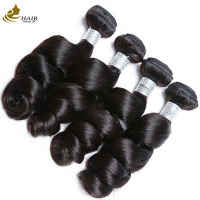 Loose Wave Brasilian Kinky Curly Jungfrau Haare Packungen mit Frontal Spitze Schließung
