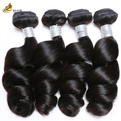 Loose Wave Brasilian Kinky Curly Jungfrau Haare Packungen mit Frontal Spitze Schließung