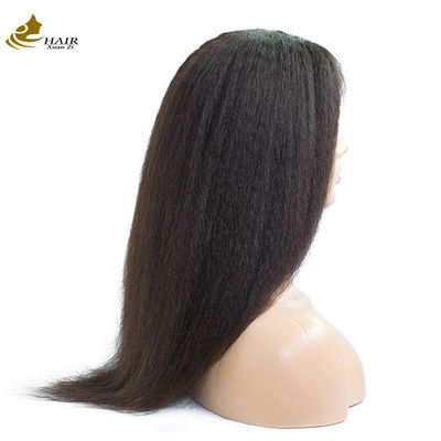 Kinky Straight Persönliche Perücken für menschliche Haare 13*4 Front Spitze Perücken für menschliche Haare