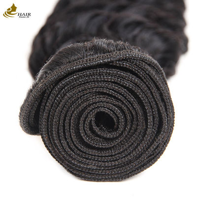 Fabrik-Direktverkauf brasilianische Jungfrau menschliches Haar 1b Farbe Tiefe Welle Haar Bundle