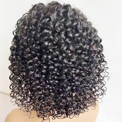 Großhandel 13X6 13X4 HD Brasilianische Locken Transparente Spitze Mensch Frontal Haar Perücke