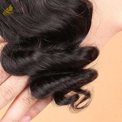 Dünne durchsichtige Spitze, unverarbeitet, 100% natürliches menschliches Haar