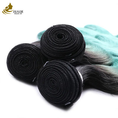 Fabrik-Direktverkauf Vietnamesisch Jungfrau-Menschhaar 1b/Blaufarbenes Geradeshaar-Bündel