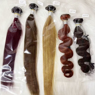 Unverarbeitetes brasilianisches Straight Großhandel Ombre menschliche Haarverlängerungen Weave Bundles