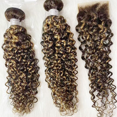 Unverarbeitetes brasilianisches Straight Großhandel Ombre menschliche Haarverlängerungen Weave Bundles