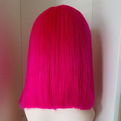 Frontale Lace Perücke, rohes brasilianisches jungfräuliches Echthaar, Lace Perücke, kurzer Bob Perücke