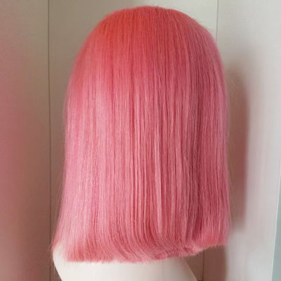 Frontale Lace Perücke, rohes brasilianisches jungfräuliches Echthaar, Lace Perücke, kurzer Bob Perücke