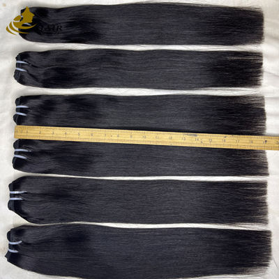 Hochwertiges echtes Mink brasilianisches jungfräuliches Haar unverarbeitetes jungfräuliches brasilianisches seidiges geradees menschliches Haar