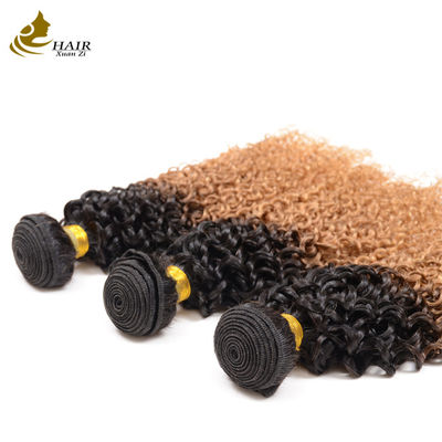 100% unverarbeitetes brasilianisches Haar 1b/27# Farbgroßhandel mit Jungfräulichen menschlichen Haaren