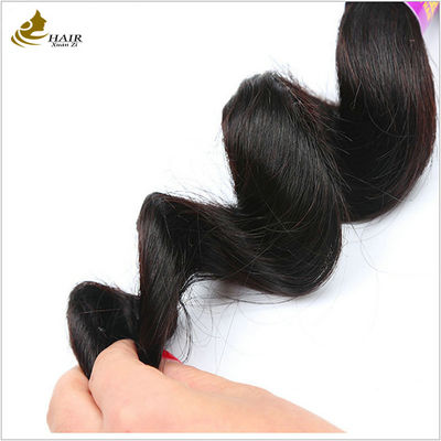 100% menschliche Jungfrau Remy-Haar doppelt gezogene brasilianische Haarverlängerungen