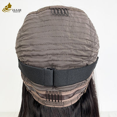 Jungfrau brasilianische Haare Gerade Seidentop Vollspitzen Perücken für Frauen Menschenhaare