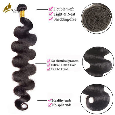 Body Wave Europäische menschliche Haare 9A Grade 100g pro Bündel Perücke