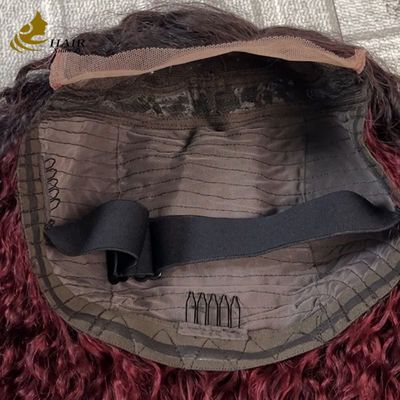 Einfach zu tragen Komfortabel Kleberlos 5*5 Pixie Locken menschliches Haar T-Farbe