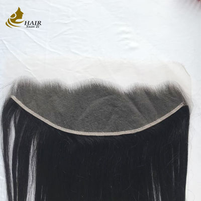 Naturschwarz Gerades Haar 13x4 HD Lace Echthaar Lace-Verschluss