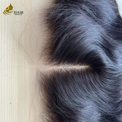 Populäres Floating Buckle Natural Hairline Human Hair Lace Verschluss