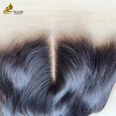 Populäres Floating Buckle Natural Hairline Human Hair Lace Verschluss