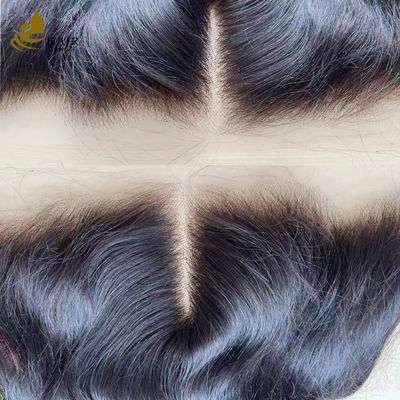 Populäres Floating Buckle Natural Hairline Human Hair Lace Verschluss