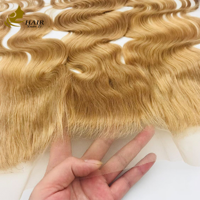 613 Farbe Transparent 100% Echthaar Lace Closure Remy Haaransatz